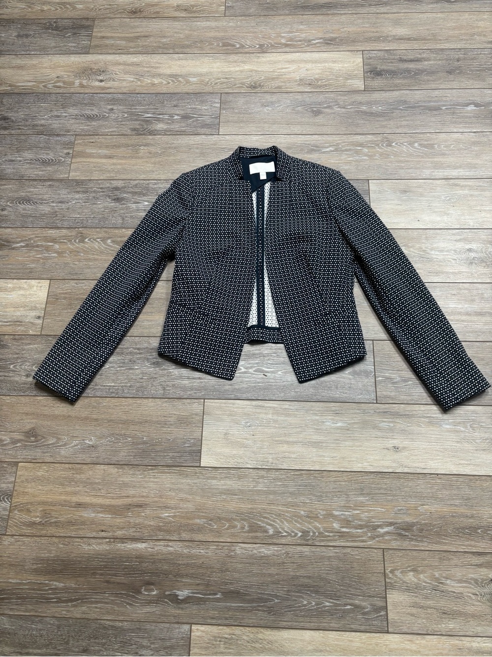 Hugo Boss Blazer Sz 8 Classic Checked Designer Corpcore Work Office City Chic